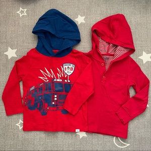 Toddler Boy Hooded Shirts (4T)